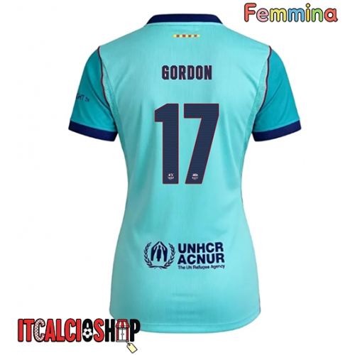 Barcelona Anthony Gordon #17 Terza Maglia Femmina 2026-27 Manica Corta